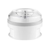 ESGE-Zauberstab 5080 Processor incluye disco de polvo, con cuchilla de acero inoxidable de doble hoja para picar, moler o picar especias, hierbas, nueces, etc. Color blanco.