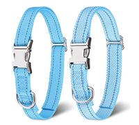 ESGPET Correa de collar para perro, paquete de 2 correas reflectantes de repuesto para collar de choque, compatible con casi todas las marcas y modelos de collares eléctricos (azul)