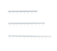 Esgrima de estilo industrial para ferrocarriles modelo a escala HO que respalda el modelado realista de la infraestructura y la representación de límites de seguridad en diseños (3 juegos de plata)