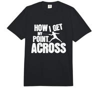 Esgrima Deporte Cómo Hago mi Punto a través Comfort Colors Adult Heavyweight T-Shirt