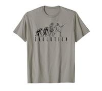 Esgrima Fencer Evolution Funny Vintage Esgrimistas Neandertal Camiseta