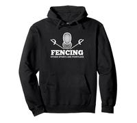 Esgrima Otros Deportes Son inútiles Funny Fencer Sudadera con Capucha
