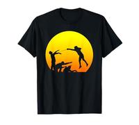 Esgrimista Fresco Luchando Zombies Divertido Esgrima Especial de Halloween Camiseta