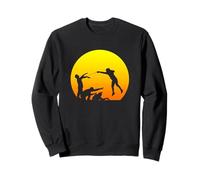 Esgrimista Fresco Luchando Zombies Divertido Esgrima Especial de Halloween Sudadera