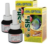 Esha Optima - 2 purificadores de agua, extractos de plantas, oligoelementos, minerales, vitaminas, aumenta la resistencia contra enfermedades/parásitos, 2 x 20 ml