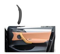 Eshgtuo Maneta Interior Cubierta Panel Puerta Interior Coche Embellecedor Tracción Manija Controlador Principal Para X3 Para X4 F25 F26 2010-2016 Maneta Puerta(Black left)