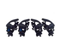Eshgtuo Maneta Interior Manija Interior Puerta Coche Negro 1/2/4Piezas Para Hyundai HD78 HD72 HD65 HD35 1998-2002 823105H001 Maneta Puerta(4 Pcs Left Right Kit)