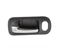 Eshgtuo Maneta Interior Manija Puerta Interior Izquierda Derecha Cromo Negro Accesorios Coche Para Civic Sedan 2001-2005 Maneta Puerta(Front Left Door)