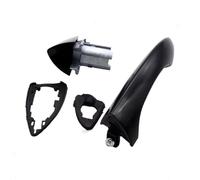 Eshgtuo Manija Exterior Reemplazo Manija Puerta Exterior Delantera Trasera Izquierda Derecha para Coche Negra 51218257737 para X5, E53 2000 2001 2002 2003 2004 2005 Maneta Tirador Puerta(Rear Left)