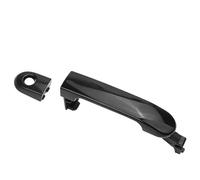Eshgtuo Manija Exterior Reemplazo Piezas Repuesto para Manija Puerta Exterior Delantera Izquierda Negra 82641EL12A NI1310130 para Nissan para Versa 2007-2012 Maneta Tirador Puerta