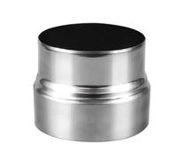 ESHINEDE 1 Unidad De Extensión De Tubo De Estufa, Reducción De Tubo De Humo De Acero Inoxidable, Conector Reductor De Tubo, Adaptador De Chimenea 60/70/80/90/100/110/120mm(12cm~10cm)