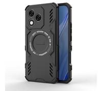 ESHUYI Funda Magnética para Honor 400 Lite, Carcasa Antigolpes con Esquinas de Airbag, Disipación de Calor, Híbrida TPU+PC, Negro