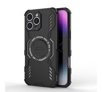 ESHUYI Funda Magnética para Motorola Edge 70, Carcasa Antigolpes con Esquinas de Airbag, Disipación de Calor, Híbrida TPU+PC, Negro