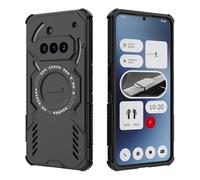ESHUYI Funda Magnética para Nothing Phone (3a), Carcasa Antigolpes con Esquinas de Airbag, Disipación de Calor, Híbrida TPU+PC, Negro