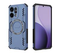 ESHUYI Funda Magnética para OPPO Reno14, Carcasa Antigolpes con Esquinas de Airbag, Disipación de Calor, Híbrida TPU+PC, Azul