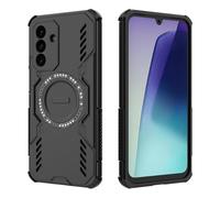 ESHUYI Funda Magnética para Samsung Galaxy A17 5G, Carcasa Antigolpes con Esquinas de Airbag, Disipación de Calor, Híbrida TPU+PC, Negro