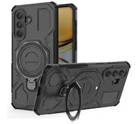 ESHUYI Funda Magnética para Samsung Galaxy A57, Carcasa Antigolpes con Esquinas de Airbag, Soporte Giratorio 360°, Híbrida TPU+PC, Negro