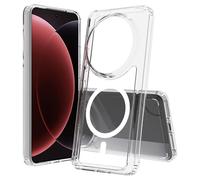 ESHUYI® Funda Magnética para Xiaomi 15 Ultra, Compatible con MagSafe - Carcasa Transparente Antigolpes de Grado Militar con Airbags de Seguridad Integrados