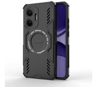 ESHUYI Funda Magnética para Xiaomi Poco F7, Carcasa Antigolpes con Esquinas de Airbag, Disipación de Calor, Híbrida TPU+PC, Negro