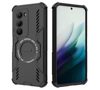 ESHUYI Funda Magnética para Xiaomi Redmi 15 (4G/5G) 171mm, Carcasa Antigolpes con Esquinas de Airbag, Disipación de Calor, Híbrida TPU+PC, Negro
