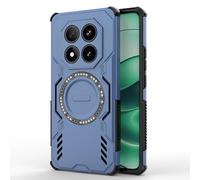 ESHUYI Funda Magnética para Xiaomi Redmi Note 14 Pro 5G/Xiaomi Poco X7, Carcasa Antigolpes con Esquinas de Airbag, Disipación de Calor, Híbrida TPU+PC, Azul