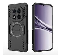 ESHUYI Funda Magnética para Xiaomi Redmi Note 15 Pro 5G, Carcasa Antigolpes con Esquinas de Airbag, Disipación de Calor, Híbrida TPU+PC, Negro