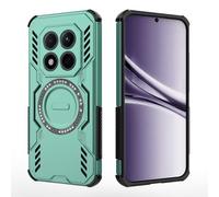 ESHUYI Funda Magnética para Xiaomi Redmi Note 15 Pro 5G, Carcasa Antigolpes con Esquinas de Airbag, Disipación de Calor, Híbrida TPU+PC, Verde