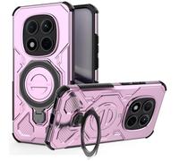 ESHUYI Funda Magnética para Xiaomi Redmi Note 15 Pro 5G, Carcasa Antigolpes con Esquinas de Airbag, Soporte Giratorio 360°, Híbrida TPU+PC, Morado