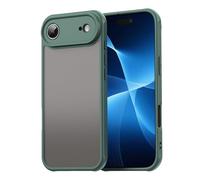 ESHUYI Funda Mate para iPhone Air, [Protección contra Caídas Grado Militar] Carcasa Trasera Translúcida Esmerilada, Antihuellas - Verde