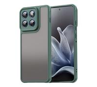 ESHUYI Funda Mate para Motorola Edge 70, [Protección contra Caídas Grado Militar] Carcasa Trasera Translúcida Esmerilada, Antihuellas - Verde