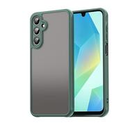 ESHUYI Funda Mate para Samsung Galaxy A16 (4G/5G), [Protección contra Caídas Grado Militar] Carcasa Trasera Translúcida Esmerilada, Antihuellas - Verde