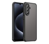 ESHUYI Funda Mate para Samsung Galaxy A17 5G, [Protección contra Caídas Grado Militar] Carcasa Trasera Translúcida Esmerilada, Antihuellas - Negro