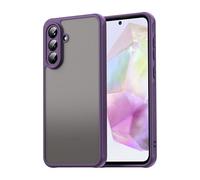 ESHUYI Funda Mate para Samsung Galaxy A56 5G, [Protección contra Caídas Grado Militar] Carcasa Trasera Translúcida Esmerilada, Antihuellas - Morado