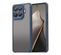 ESHUYI Funda Mate para Xiaomi 15T Pro, [Protección contra Caídas Grado Militar] Carcasa Trasera Translúcida Esmerilada, Antihuellas - Azul