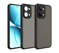 ESHUYI Funda Mate para Xiaomi Poco X8 Pro MAX, [Protección contra Caídas Grado Militar] Carcasa Trasera Translúcida Esmerilada, Antihuellas - Negro