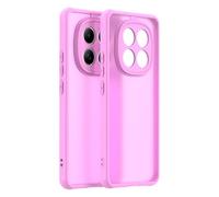 ESHUYI Funda Mate para Xiaomi Redmi Note 15 (4G/5G)/Xiaomi Poco M8 5G, [Protección contra Caídas Grado Militar] Carcasa Trasera Translúcida Esmerilada, Antihuellas - Rosa