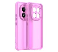ESHUYI Funda Mate para Xiaomi Redmi Note 15 Pro 4G, [Protección contra Caídas Grado Militar] Carcasa Trasera Translúcida Esmerilada, Antihuellas - Rosa
