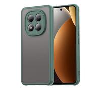 ESHUYI Funda Mate para Xiaomi Redmi Note 15 Pro 4G, [Protección contra Caídas Grado Militar] Carcasa Trasera Translúcida Esmerilada, Antihuellas - Verde