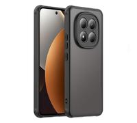 ESHUYI Funda Mate para Xiaomi Redmi Note 15 Pro 4G, [Protección contra Caídas Grado Militar] Carcasa Trasera Translúcida Esmerilada, Antihuellas - Negro