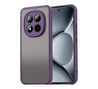 ESHUYI Funda Mate para Xiaomi Redmi Note 15 Pro Plus/Poco M8 Pro 5G, [Protección contra Caídas Grado Militar] Carcasa Trasera Translúcida Esmerilada, Antihuellas - Morado