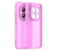 ESHUYI Funda Mate para Xiaomi Redmi Note 15 Pro Plus/Poco M8 Pro 5G, [Protección contra Caídas Grado Militar] Carcasa Trasera Translúcida Esmerilada, Antihuellas - Rosa