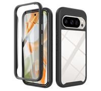 ESHUYI® Funda para Google Pixel 10 Pro/Pixel 10 [Protección Completa Anti-caída de 360°] Carcasa Transparente de Grado Militar con Protector de Pantalla Incorporada, Negro