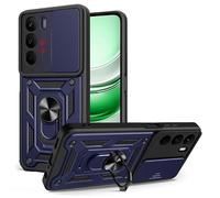 ESHUYI Funda para Realme C71 4G con Protección de Cámara Cubierta y Soporte de Anillo [Compatible con Soporte Magnético para Coche] Carcasa Grado Militar Anti-caída, Azul