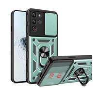 ESHUYI® Funda para Red Magic 10 Pro/10 Pro+ con Protección de Cámara Cubierta y Soporte de Anillo [Compatible con Soporte Magnético para Coche] Carcasa Grado Militar Anti-caída, Verde