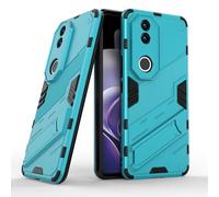 ESHUYI Funda para Vivo V50 5G Compatible con Soporte Magnético para Coche [Grado Militar Anti-caída Protección] Carcasa Parachoque PC + TPU con Soporte Invisible, Azul