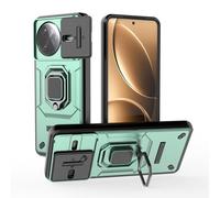 ESHUYI® Funda para Xiaomi Poco F7 Ultra con Protección de Cámara Cubierta y Soporte de Anillo [Compatible con Soporte Magnético para Coche] Carcasa Grado Militar Anti-caída, Verde