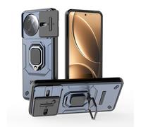 ESHUYI® Funda para Xiaomi Poco F7 Ultra con Protección de Cámara Cubierta y Soporte de Anillo [Compatible con Soporte Magnético para Coche] Carcasa Grado Militar Anti-caída, Azul