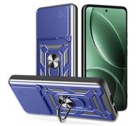 ESHUYI Funda para ZTE Blade A56 4G con Protección de Cámara Cubierta y Soporte de Anillo [Compatible con Soporte Magnético para Coche] Carcasa Grado Militar Anti-caída, Azul