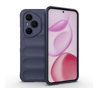 ESHUYI Funda Silicona Líquida para Honor 400 Pro con Protección Antigérmenes, Carcasa Antichoque de Grado Militar con Revestimiento de Microfibra Suave, Azul Oscuro