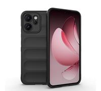 ESHUYI Funda Silicona Líquida para OPPO Reno14 F/Reno14 FS con Protección Antigérmenes, Carcasa Antichoque de Grado Militar con Revestimiento de Microfibra Suave, Negro